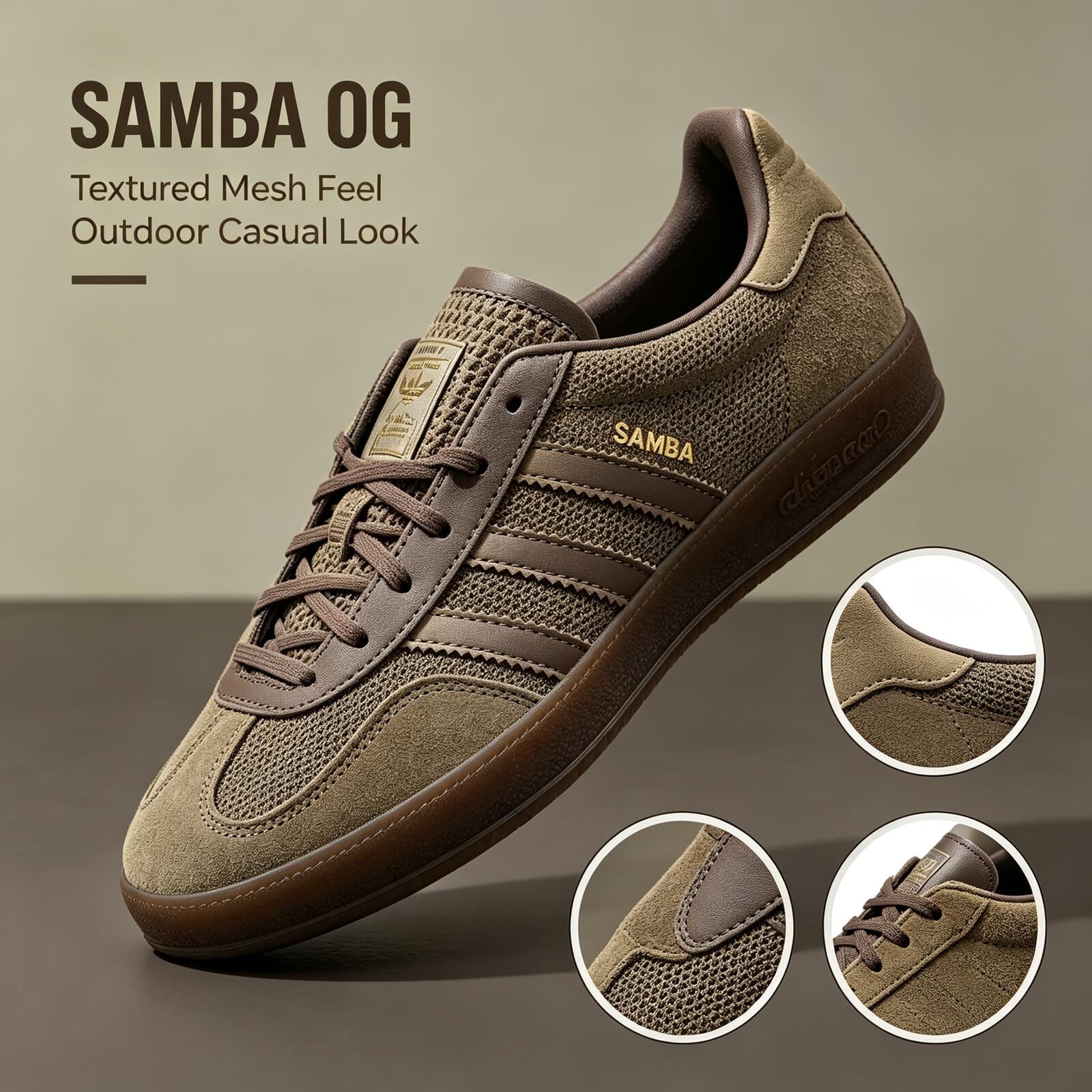 Adidas Genuine Clover SAMBA OG - Men Formal Wear All Black ulasan dan harga
