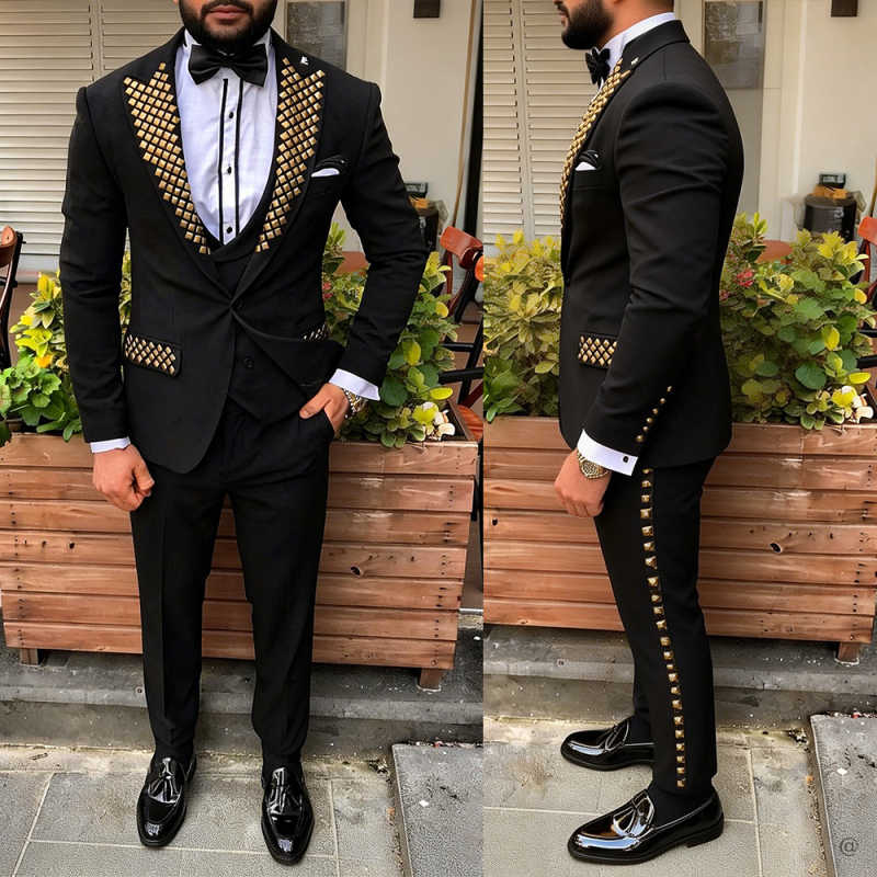 Tuksedo Pria Modern Berhias Ma - Men Formal Wear Modern ulasan dan harga