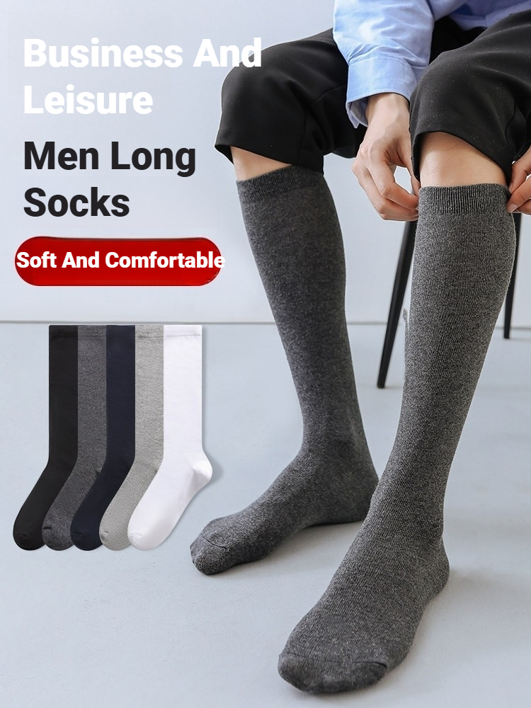 1 Pasang Kaus Kaki Pria Polos  - Sock Garter Men ulasan dan harga
